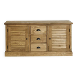 150cm solid pine vanity unit