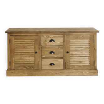 Meuble sous vasque 150cm en pin massif