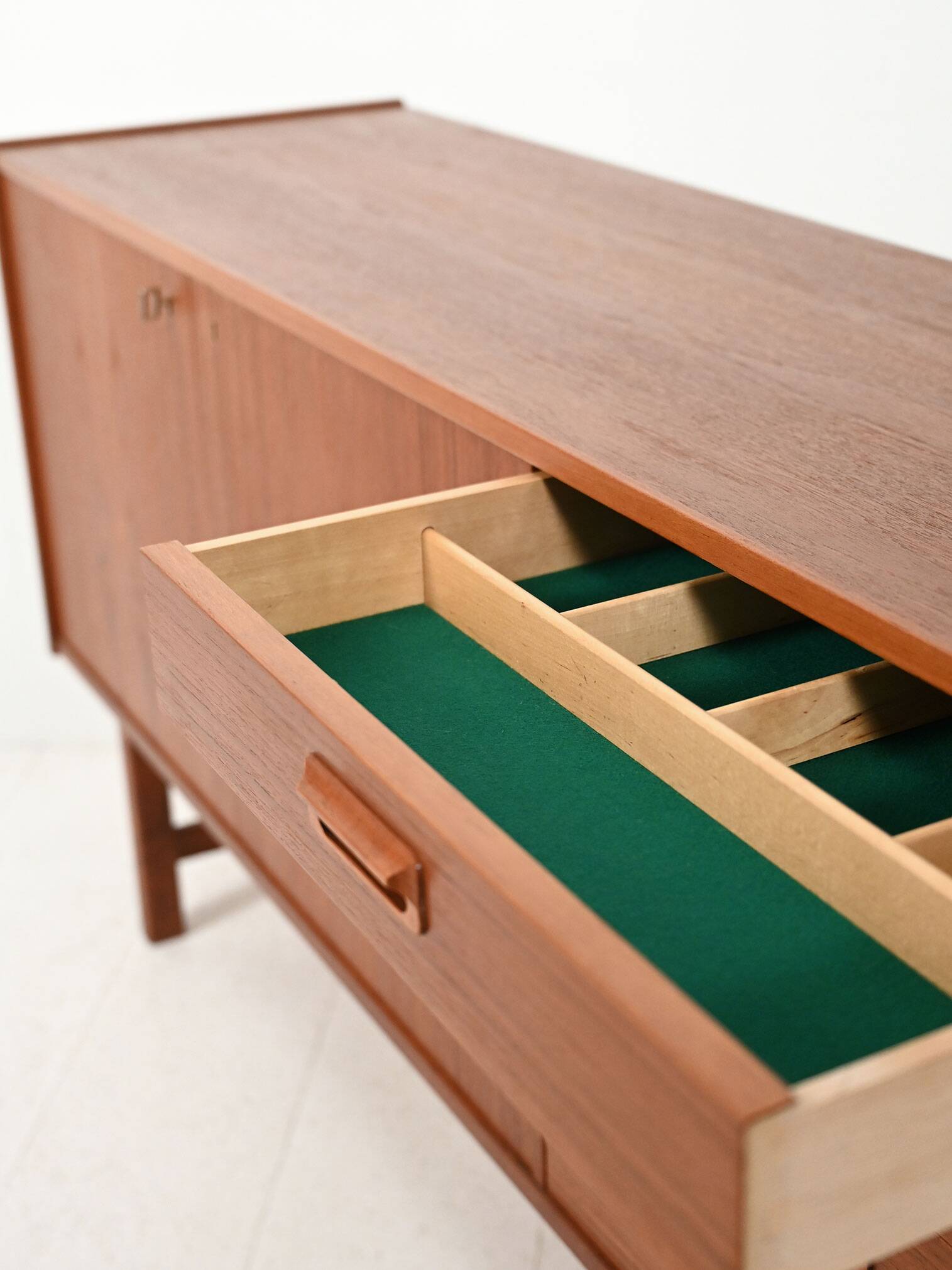 Scandinavian 1960s sideboard with projecting handles