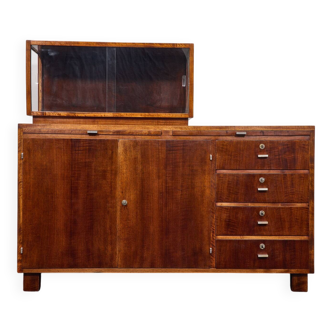 Gyula Kaesz, Bauhaus style Cuban Mahogany Sideboard-Buffet, early 1940s