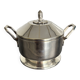 Antique silver-plated sugar bowl