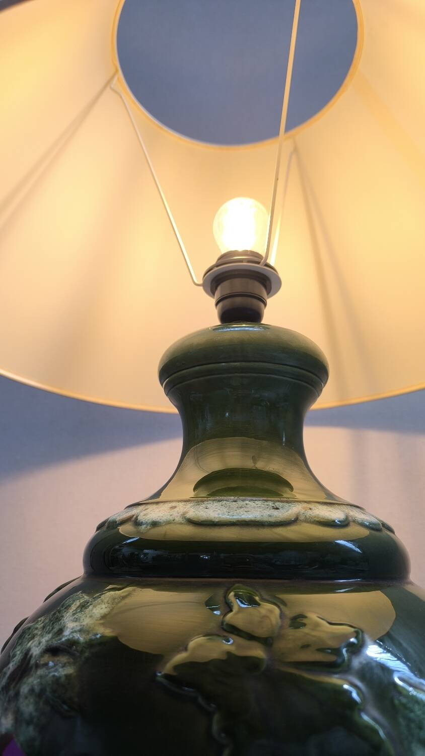 Ceramic lamp from the 60s