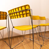Set of four v-line magis chairs from Andries & Hiroko Van Honck