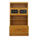 Henning Kjærnulf Oak Bookcase with Glass Doors, Danish 1960s