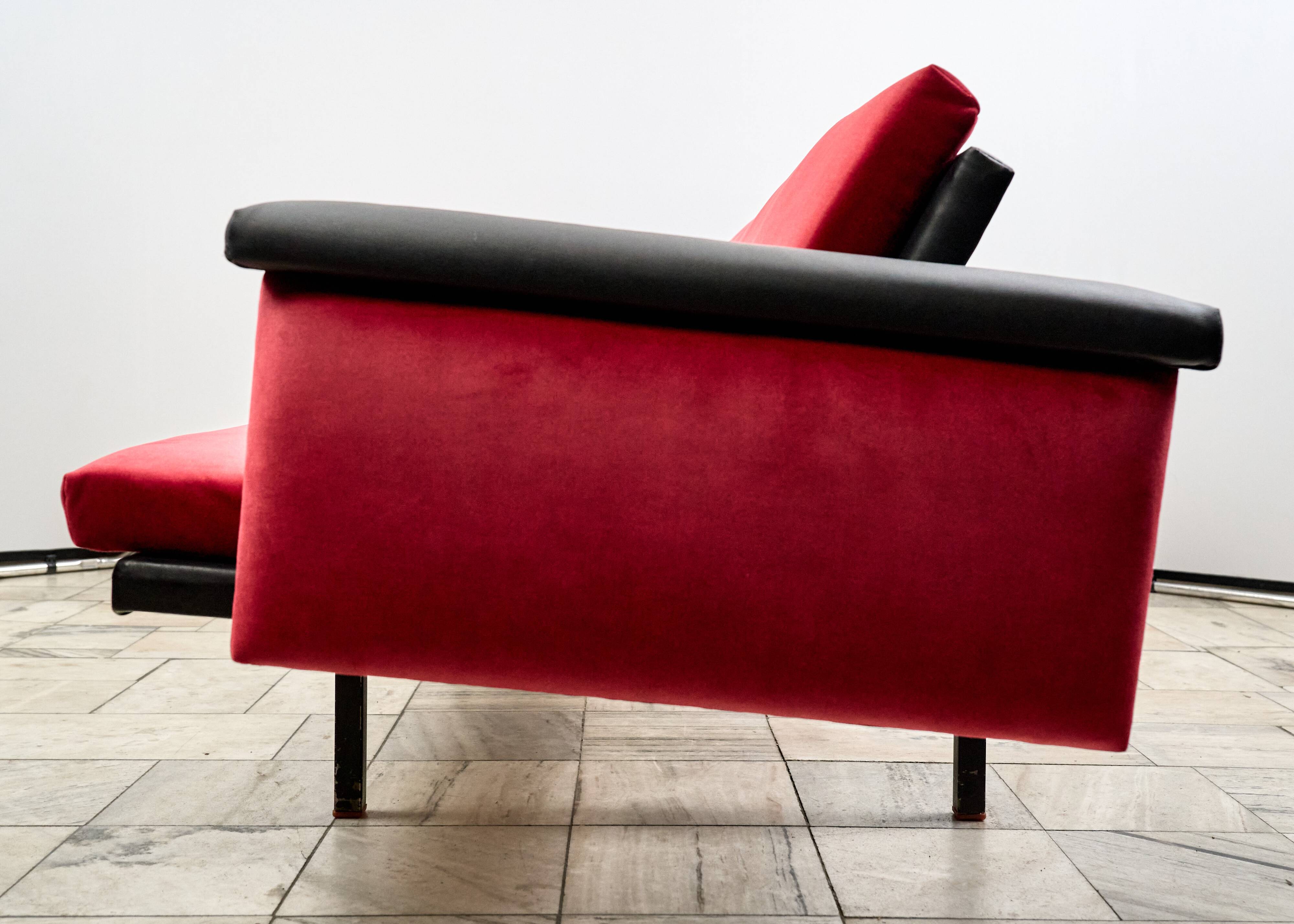 Vintage Industrial Sofa bed, 1960s, Czechoslovakia