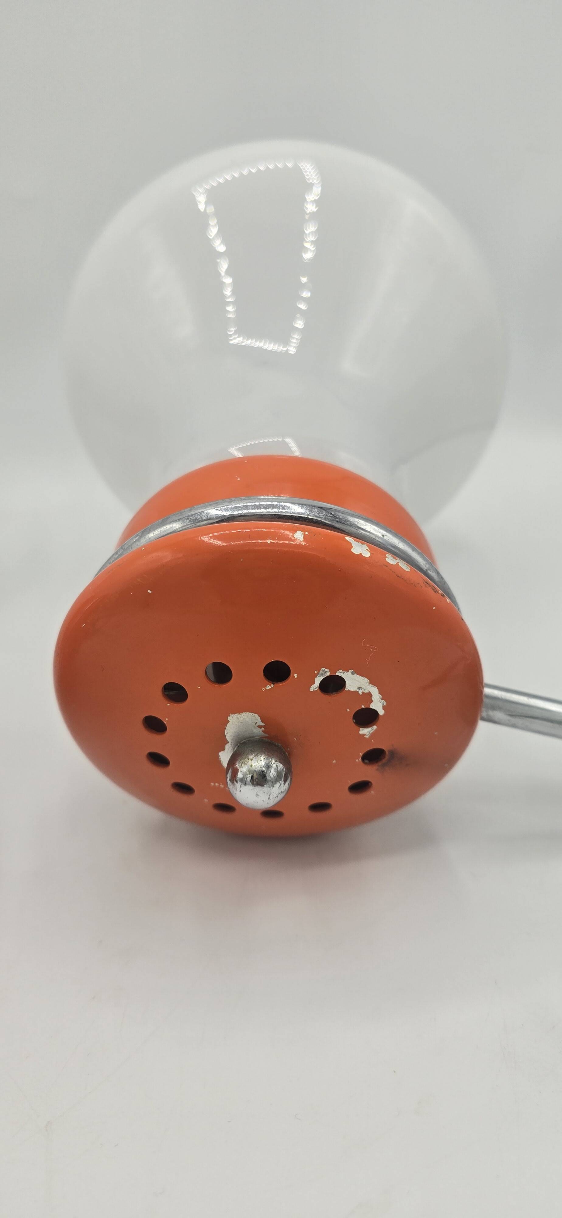 Pair of Space Age wall lights from the 70s in the style of Carlo Nason Guzzini.