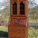 Meuble 3 en 1, secrétaire, commode et vitrine