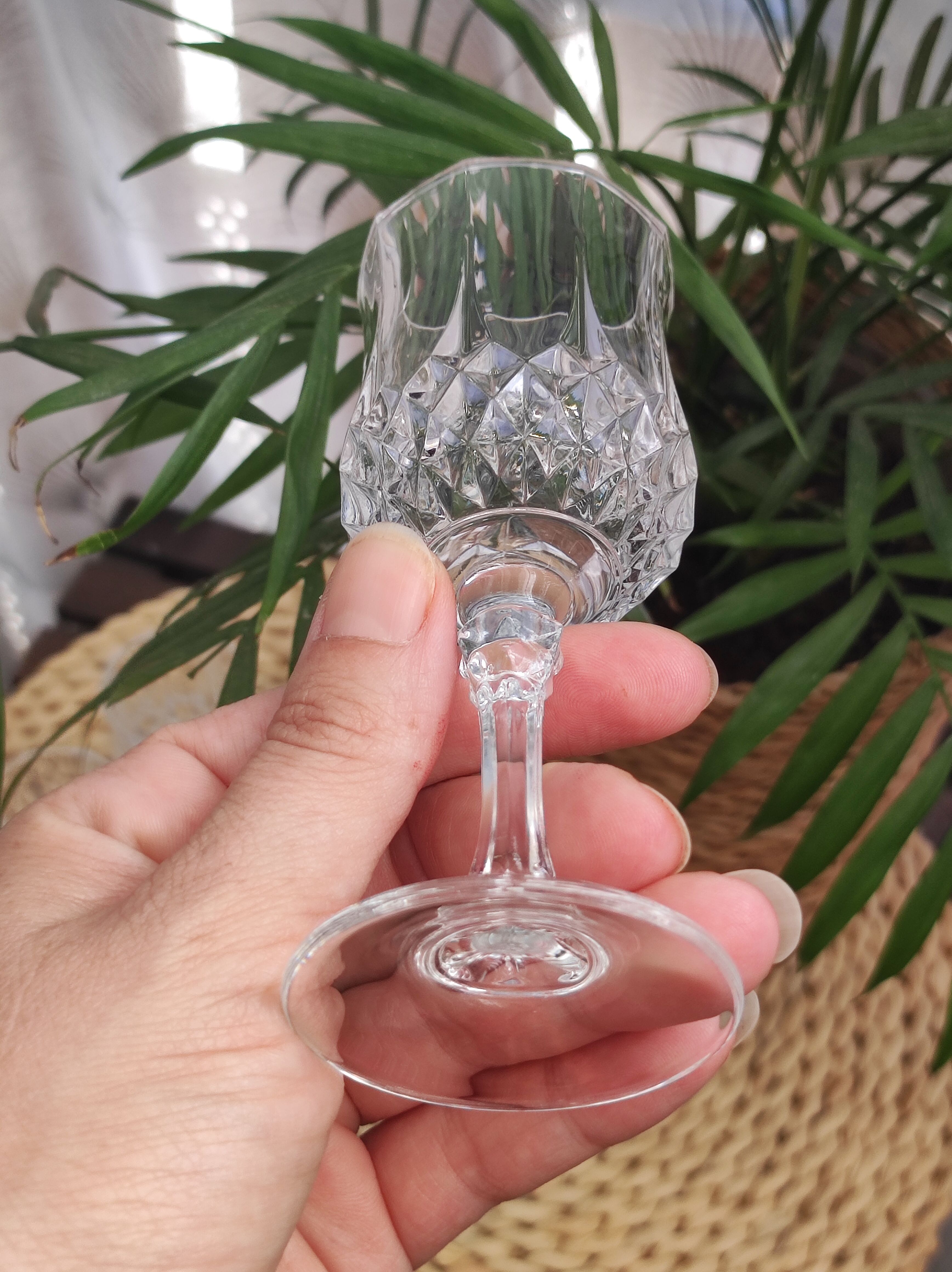 Crystal digestif glasses
