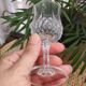 Crystal digestif glasses