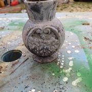 Pair of Cast Iron Vases 1900 from Charleville-Mézières