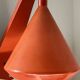 Philips Louis Kalff wall lamp opaline orange