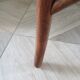 Vintage lot of 2 woven bamboo rattan armchairs - Curved wood - 1980s