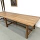 XXL farmhouse table in solid oak 350 cm - Reconstruction Style - 1950s