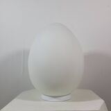 Vintage Vianne egg lamp in opaline 1970s