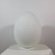 Vintage Vianne egg lamp in opaline 1970s