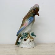 Lampe à parfum vintage en porcelaine oiseau, années 1950
