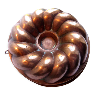 Moule à gâteau en cuivre couronne tressée ustensile de cuisine