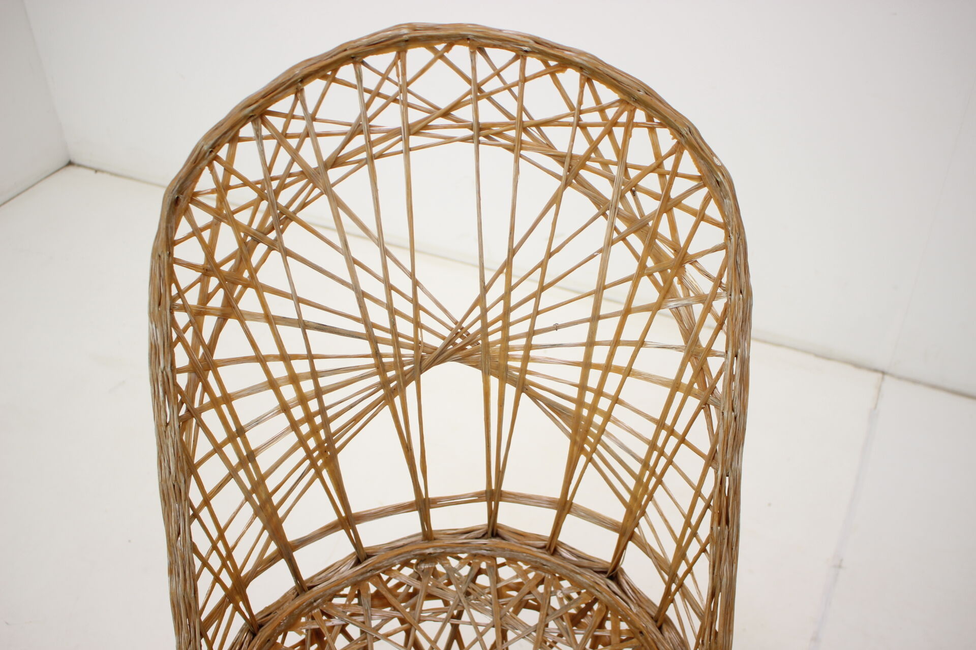 Pair of Chairs, Patio Russell Woodard Wicker Effect, 1960s