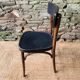 Set of four vintage bentwood bistro chairs.