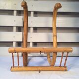 Patère in rattan and bamboo two handles 60/70