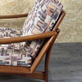 1960s/70s Teak Easy Chair by Glostrup Møbelfabrik Denmark Design