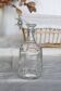 Vintage glass carafe with stopper