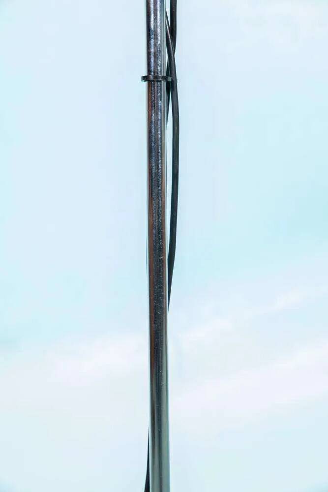 Space-age floor lamp with adjustable spots from the 1970s.