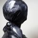Plaster bust of a young woman 1900-1930 monochrome Citti & Frère