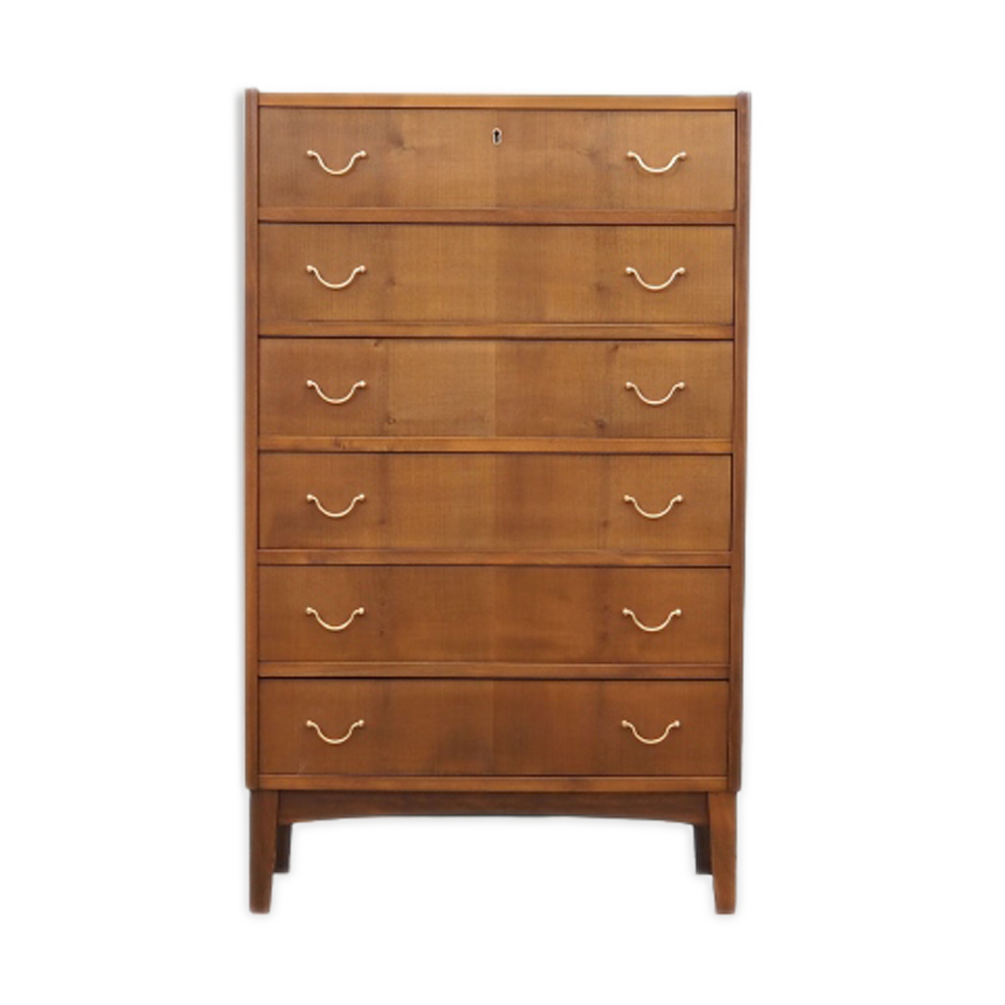 Walnut chest of drawers, Danish design, 60s, made in Denmark