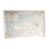 SNCF map in old Brittany