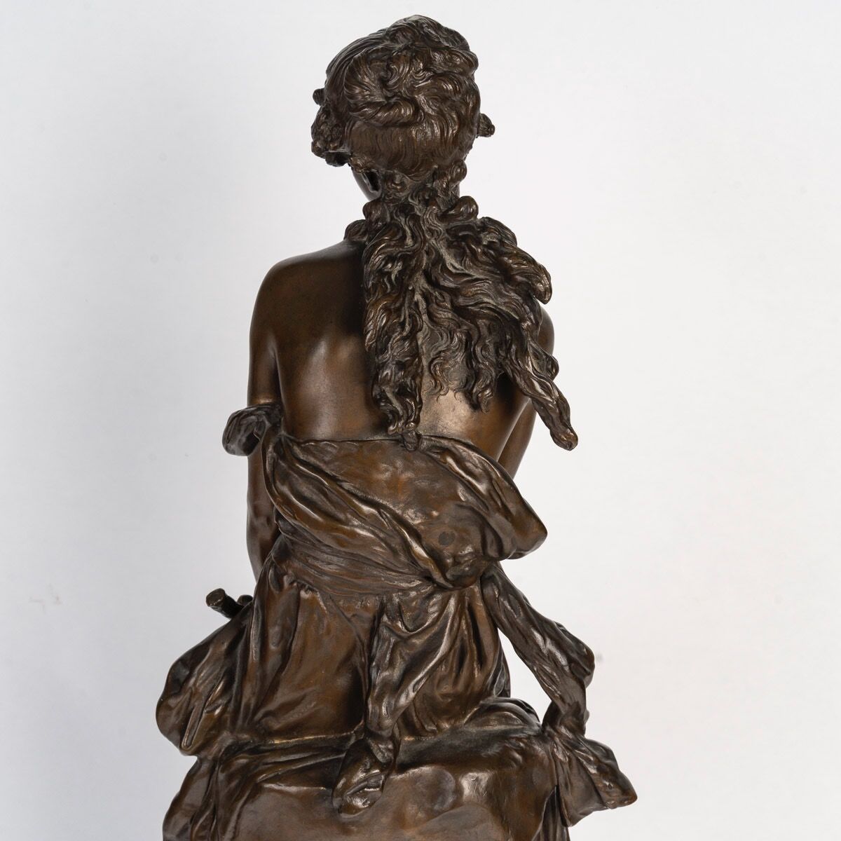 The Dream - Hippolyte François Moreau (1832-1927) Figurative sculpture and