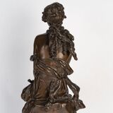 The Dream - Hippolyte François Moreau (1832-1927) Figurative sculpture and