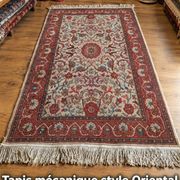 Tapis mécanique style Oriental 160x91cm