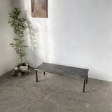 1950s slate coffee table