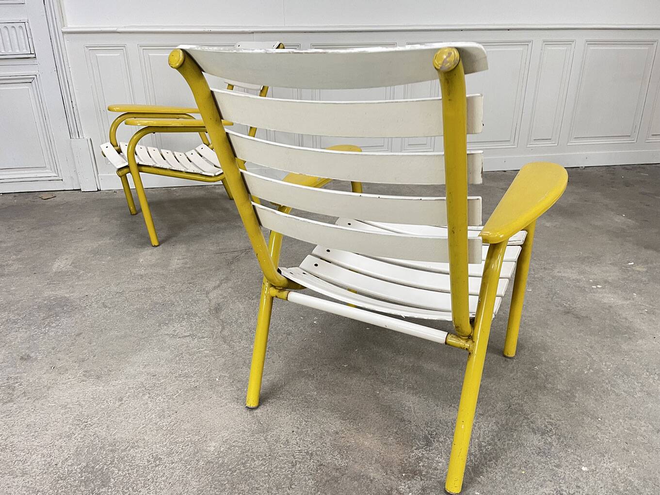 Three garden armchairs from the 1970s