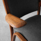 Armchair Steiner "Bow Wood" by Wilhelm Von Bode 1950