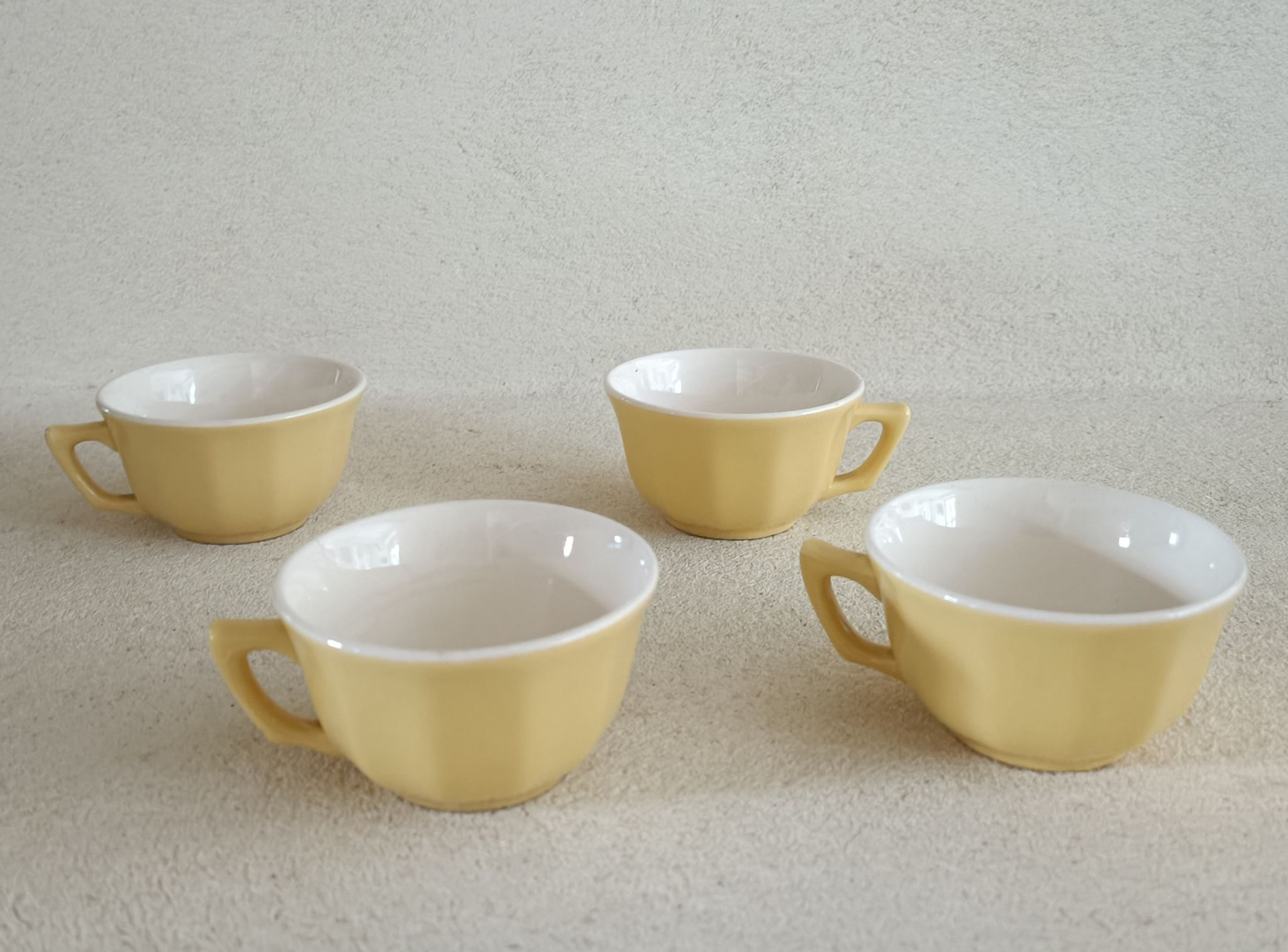 4 tasses Art déco Villeroy et Boch