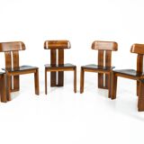 Set of 6 "Sapporo" chairs by Mario Marenco for Mobilgirgi, 1970.