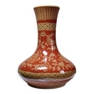 Vase chinois XXe céramique - main