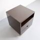 Mb16 brown lacquered chest by luigi caccia dominioni 70's azucena editor
