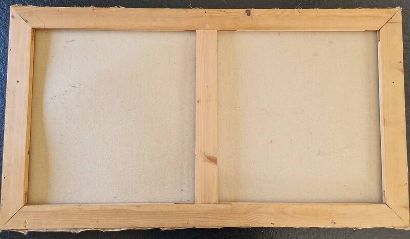 Acrylic on canvas by Gusti Putu Saderi, signed lower right, Indonesia, mid-20th century