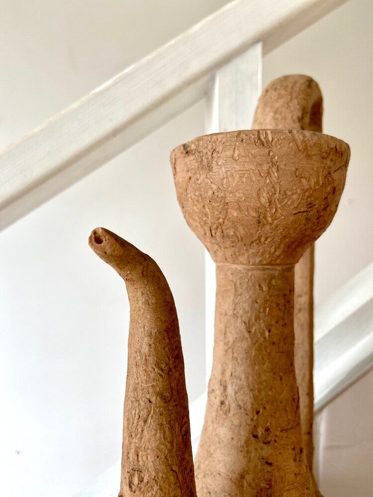 Moroccan terracotta teapot