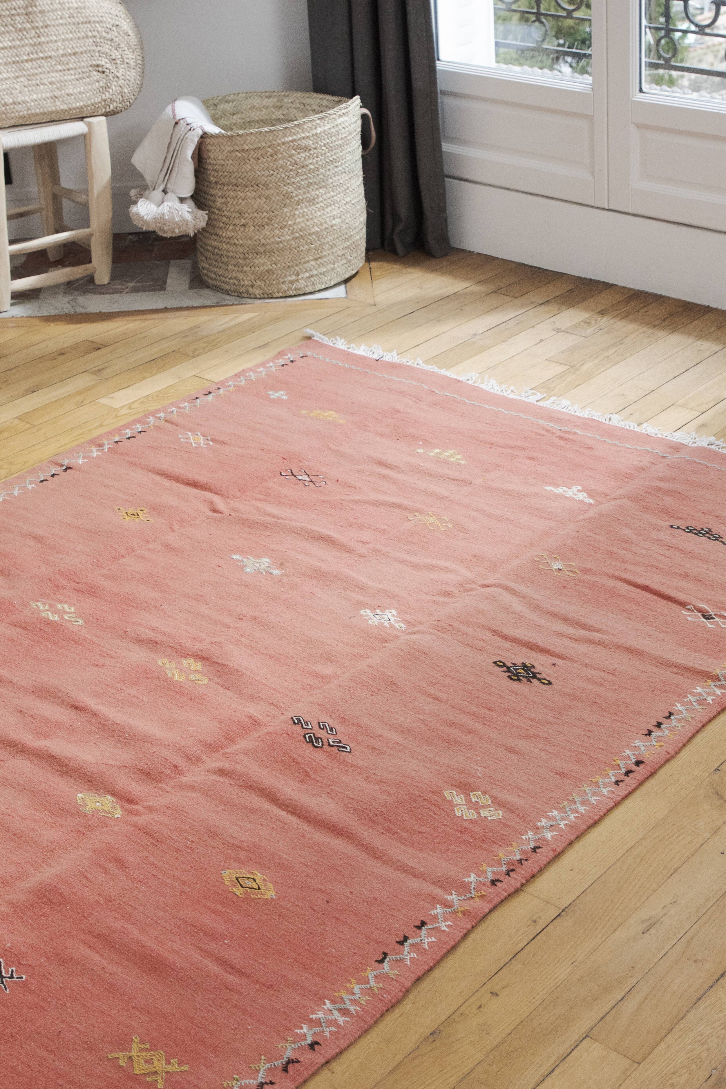 Moroccan carpet berbere kilim akhnif 200x145cm