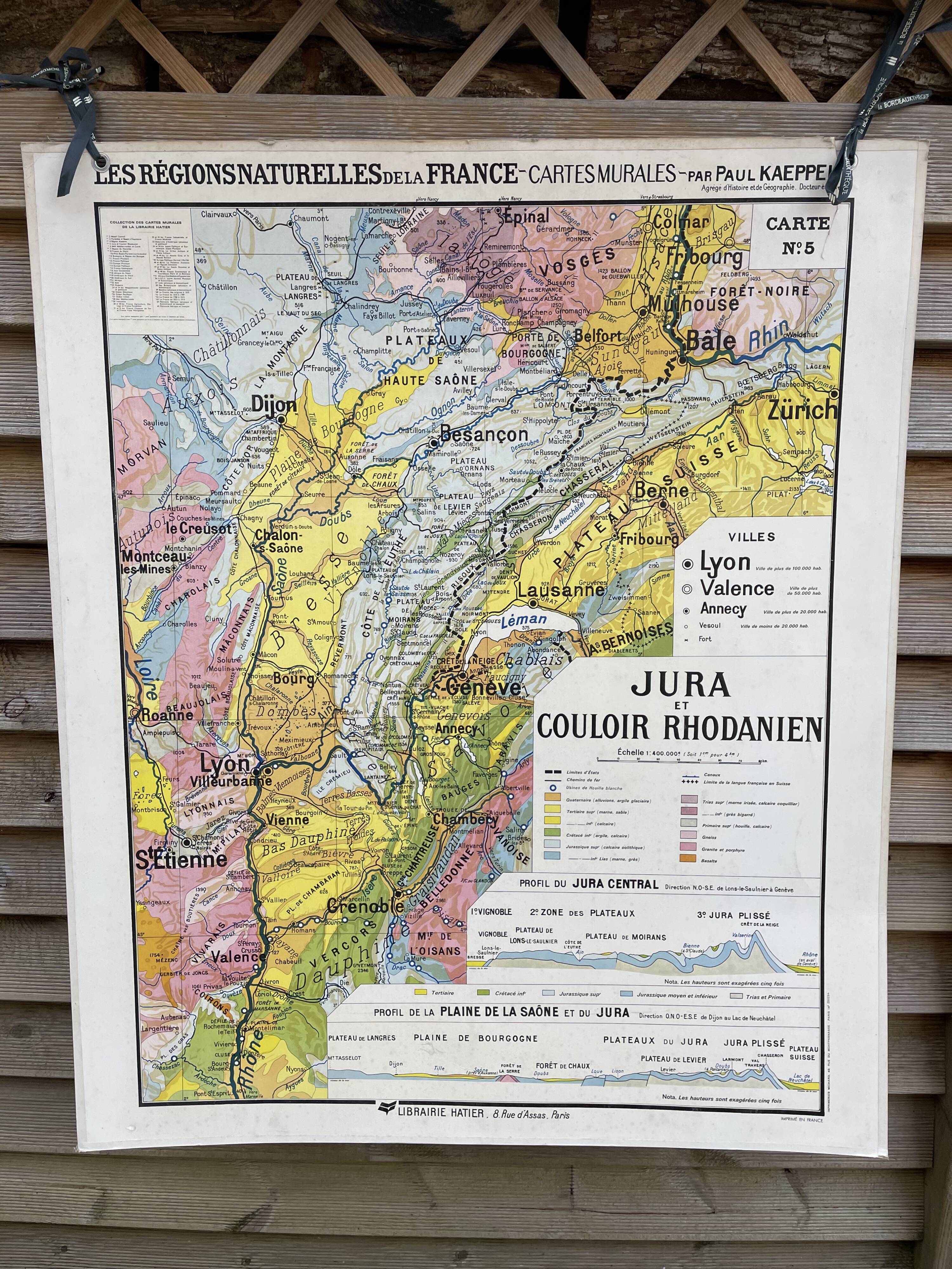 Jura school map