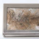 Silver metal box, 50s
