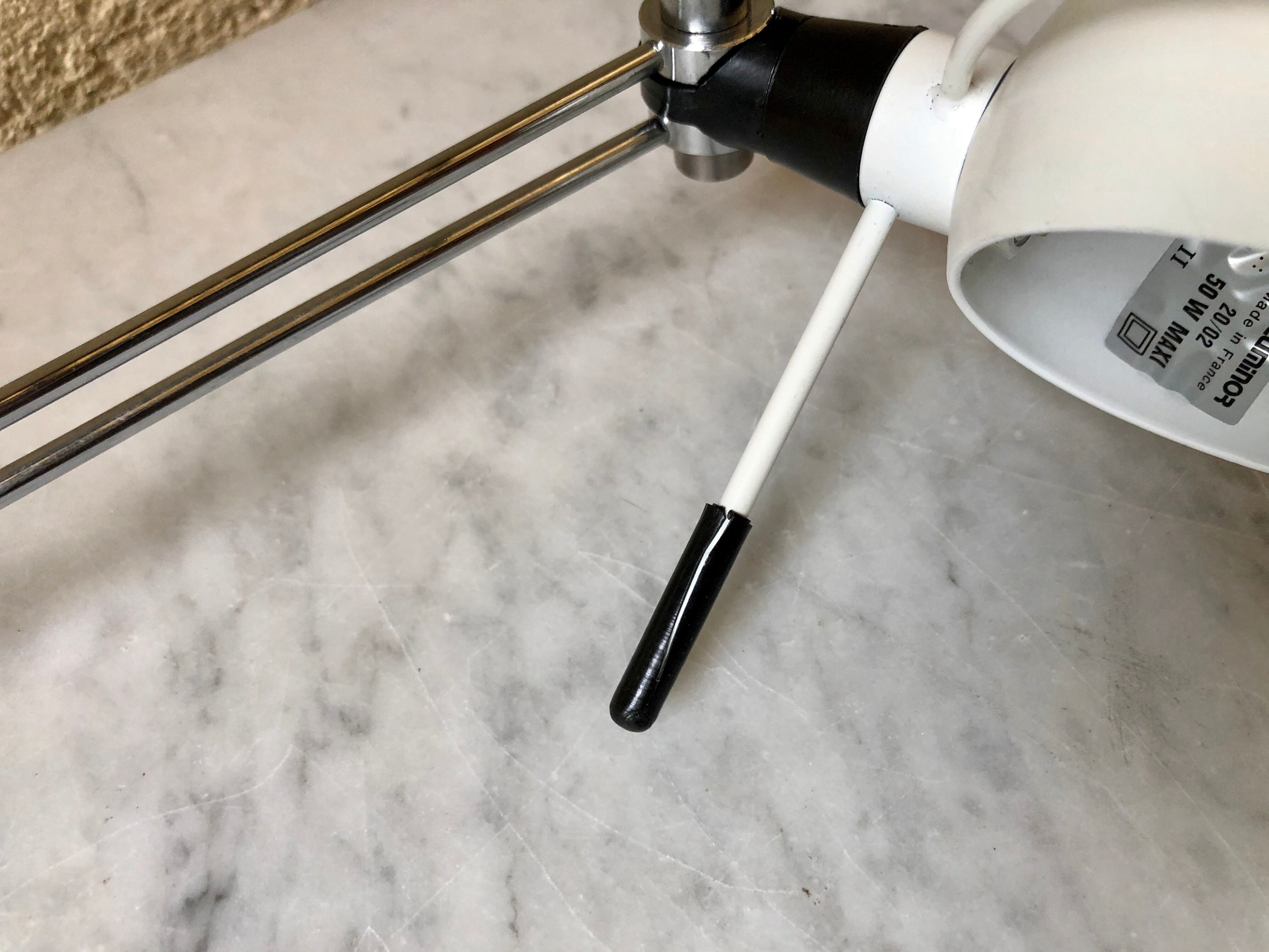 Office lamp architect Aluminor France vintage 80