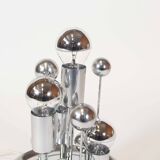 Stunning Mid-Century Modern Ice Glass Table Lamps by Doria Leuchten, Germany 1960’s