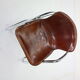 Set of 4 leather dining chairs for Cidue, 1970s, Italy