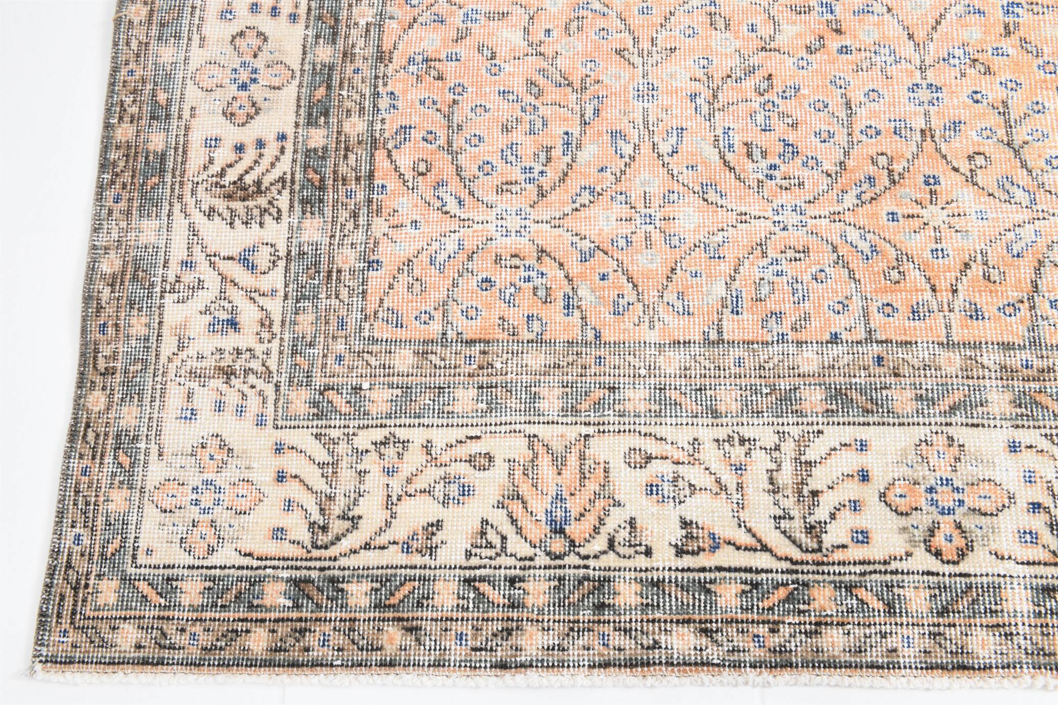 7x11 Shades Of Tan Beige Persian Rug, 220x335Cm