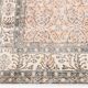 7x11 nuances de tan beige tapis persan, 220x335cm